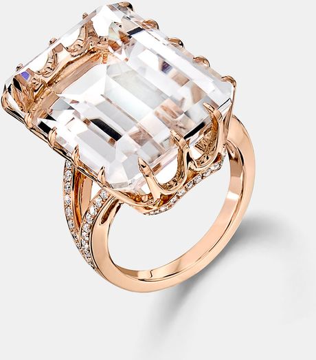 Ivanka Trump Rock Crystal Diamond Accent Ring in Gold (rock crystal) - Lyst