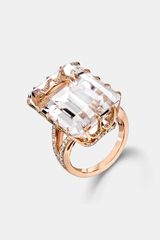 Ivanka Trump Rock Crystal Diamond Accent Ring