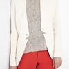 J Brand Elongated Asymetric Lapel Twill Blazer in White (ivory) - Lyst