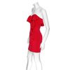 Jay Godfrey Preorder Strapless Ruflle Mini Dress in Red (tomato) - Lyst