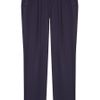 Maje Human Slouchy Satin Pants in Blue - Lyst