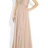 Marchesa Offtheshoulder Embellished Silkchiffon Gown in Pink (blush) - Lyst