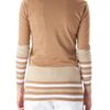 Patrizia Pepe Top in Beige (beige white stripes) - Lyst