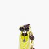 Proenza Schouler Tiki Clutch Stingray in Yellow (green) - Lyst