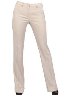 Space Crepe Cady Stretch Boot Cut Trousers - Lyst