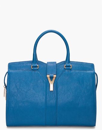 Yves Saint Laurent Chinese Blue Chyc Eastwest Bag - Lyst