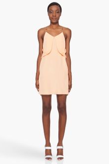 3.1 Phillip Lim Short Faded Orange Silk Dress - Lyst