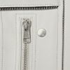 Acne Stars Long Leather Jacket in White - Lyst