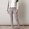 Acne Stars Long Leather Jacket in White - Lyst