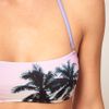 Dolce & Gabbana  Bandeau Bikini Set with Tropical Print in Pink (print) - Lyst