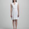 Kate Spade Brittany Belted Eyelet Dress in Beige (white) - Lyst