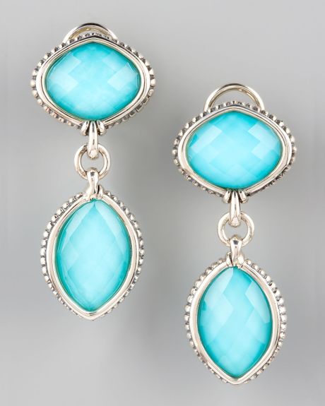 Lagos Venus Drop Earrings in Blue (turquoise) - Lyst