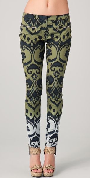 Matthew Williamson Ombre Ikat Skinny Trousers - Lyst