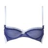 Mimi Holliday Blue Lagoon Silk Chiffon Plunge Bra in Blue - Lyst