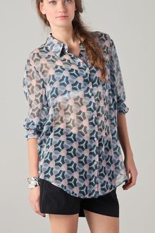 Acne Patti Print Blouse - Lyst