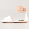 Cheap Monday Saviour Sinaii Flat Sandals in White (tan) - Lyst