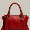 Chloé Marcie Medium Calfskin Shoulder Bag in Red (ruby) - Lyst