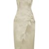 Giorgio Armani Metallicwoven Oneshoulder Dress in Gold - Lyst