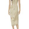 Giorgio Armani Metallicwoven Oneshoulder Dress in Gold - Lyst