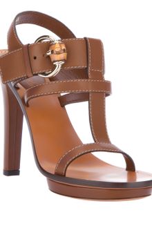 Gucci T-bar Sandal - Lyst