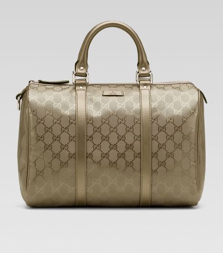 Gucci Joy Medium Boston Bag in Gold (champagne) - Lyst