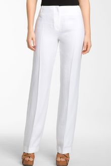 Louben Linen Blend Pants - Lyst