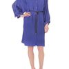 Matthew Williamson Washed Silk Safari Dress in Blue - Lyst