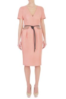 Matthew Williamson Slub Silk Tailoring Day Dress - Lyst