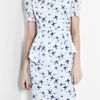 Project D By Dannii And Tabitha Phoebe Blue Bird Peplum Dress in Blue - Lyst