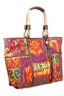 Rafe New York Tesa Tribal Print Ew Tote - Lyst