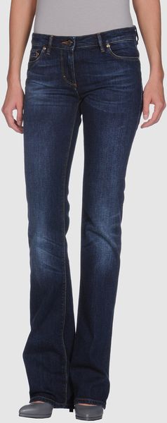 Roberto Cavalli Denim Trousers in Blue - Lyst