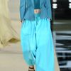 Acne Turner Raw Cottonblend Peplum Jacket in Blue - Lyst