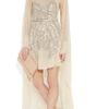 Antonio Berardi Embellished Silkchiffon Dress in White - Lyst