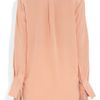 Chloé Brushedsilk Shirt in White - Lyst