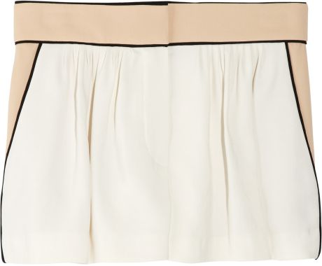 Chloé Tailored Twill Shorts in White (cream) - Lyst