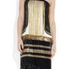 Gucci Chain Embellished Sequined Silk Dress in Black - Lyst