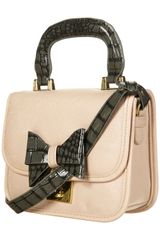 Topshop Pale Pink Lady Bow Bag