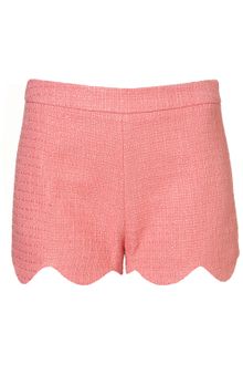 Topshop Coord Scallop Edge Shorts - Lyst