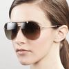 Dior Croisette Aviator Sunglasses Gold in Brown (gold) - Lyst