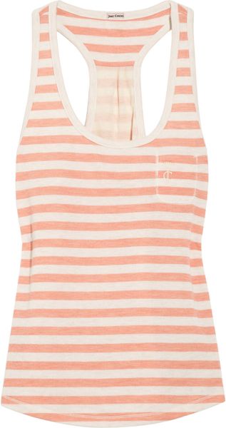 Juicy Couture Striped Jersey Tank - Lyst