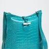 Longchamp Roseau Croc Embossed Crossbody Bag in Blue (turquoise) - Lyst