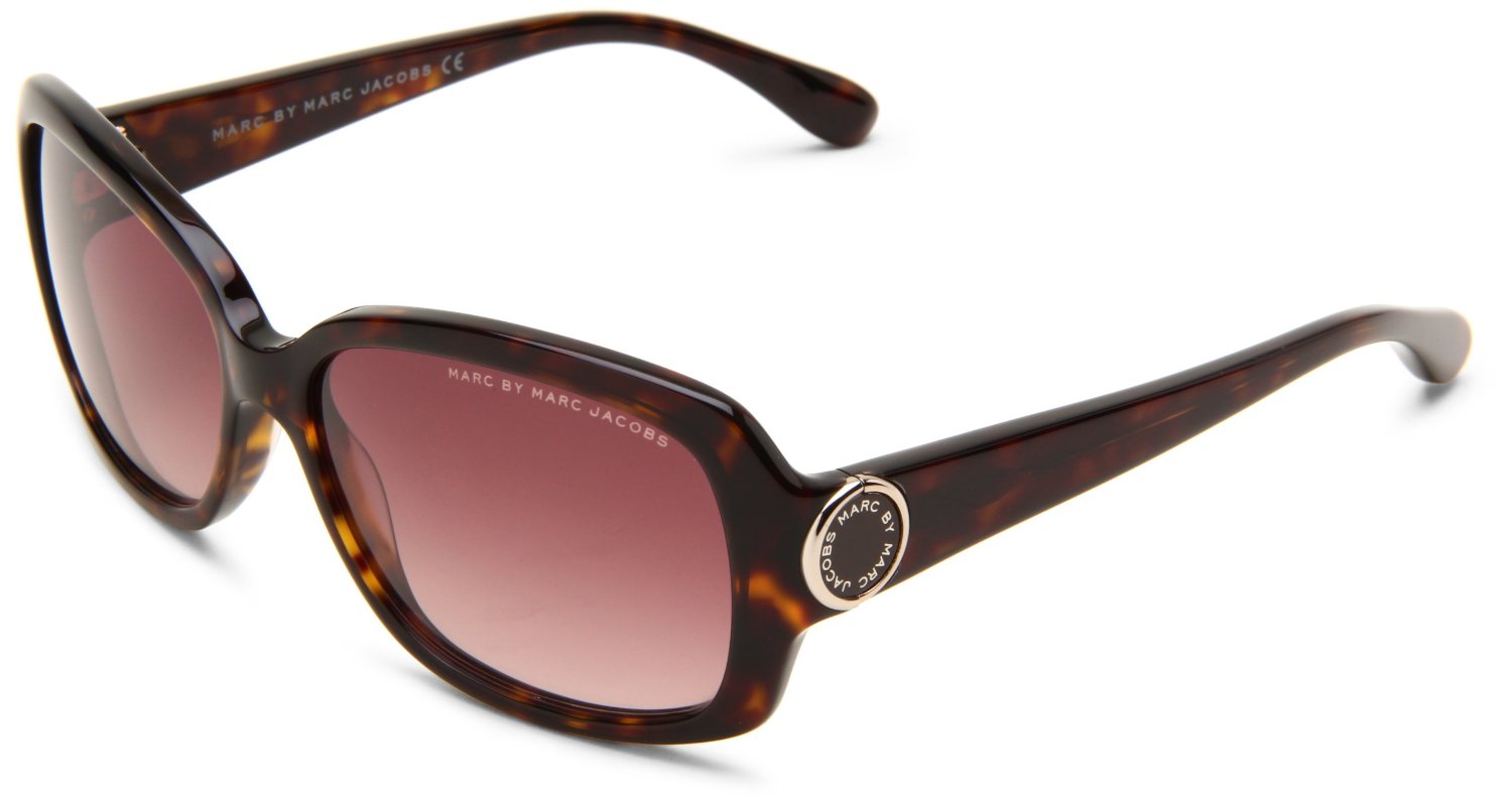 Marc By Marc Jacobs Womens Mmj 299s Aviator Sunglasses in Brown (brown
