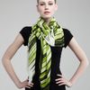 Oscar De La Renta Palmprint Scarf Chartreuse in Green (chartreuse) - Lyst