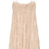 Rosamosario Camiamo Chantilly Lace Chemise in Pink (blush) - Lyst
