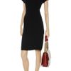 Giorgio Armani Silk Crepe Dress in Black - Lyst
