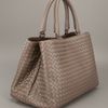 Bottega Veneta Woven Leather Bag in Brown - Lyst