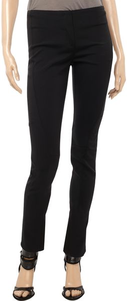 Calvin Klein Southport Stretch Crepe Skinny Pants - Lyst