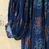 Free People Vintage Blue and Silver Mid Length Dress in Blue - Lyst