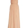 Just Cavalli Pleated Silkchiffon Gown in Pink (blush) - Lyst