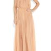 Just Cavalli Pleated Silkchiffon Gown in Pink (blush) - Lyst